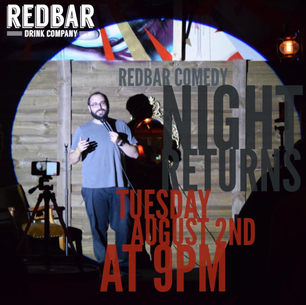 Here's What to expect on tonights redbar comedy night
