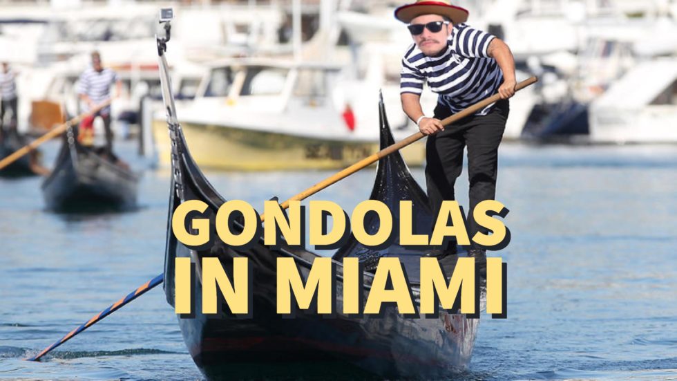 miami boat market gondolas