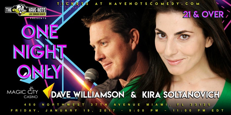 Dave Williamson and Kira Soltanovich LIVE at the Magic City Casino