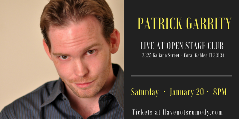 Patrick Garrity LIVE at Open Stage Club