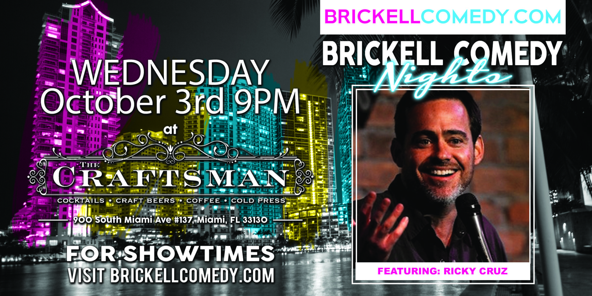 Brickell Comedy Night with Ricky Cruz