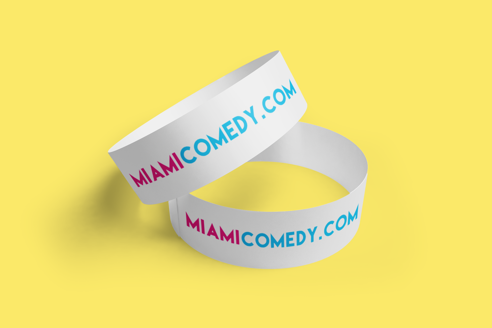 Miami Comedy Buy One Get One Free Drinks Wristbands