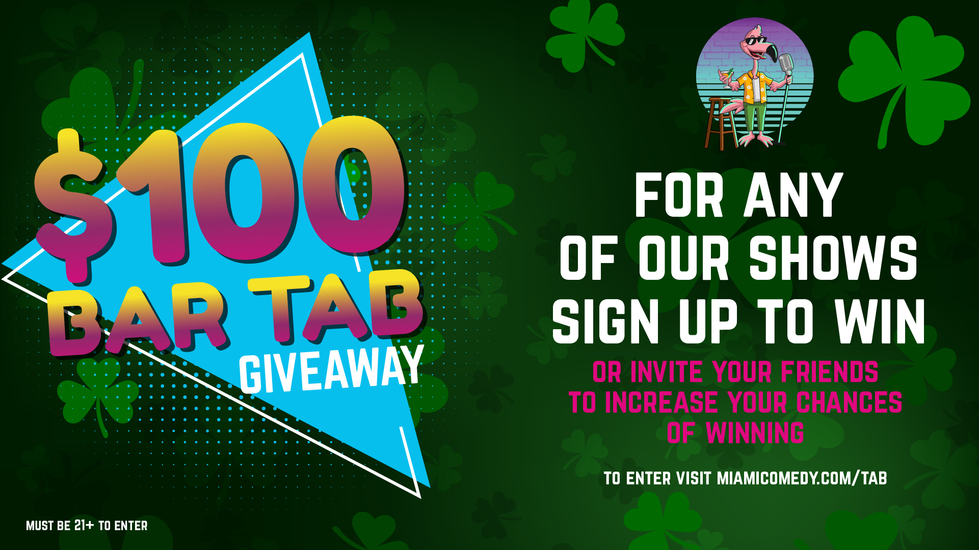 March Bar Tab Giveaway