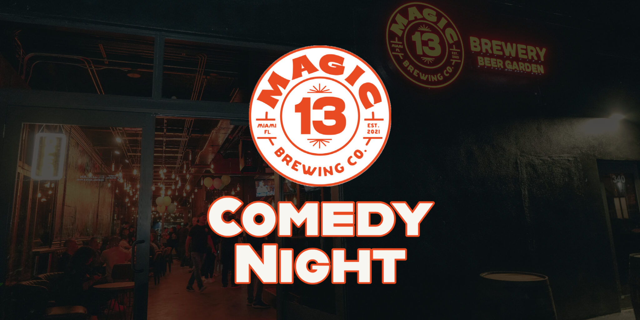 Magic 13 Brewing Co. Comedy Night